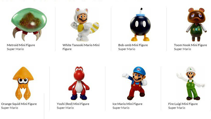 nintendo mini figures