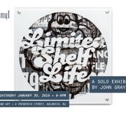 Con Art's "Limited Shelf Life" Exhibition at SubUrban Vinyl!
