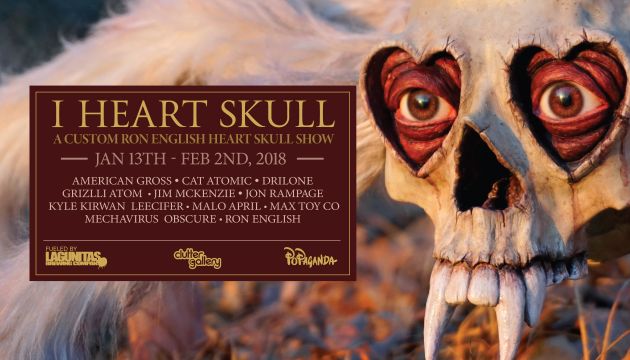 Clutter Gallery Presents: I Heart Skull!