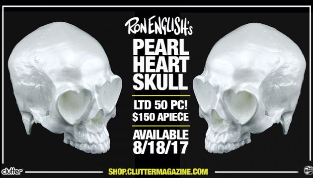 Ron English's Pear Heart Skull Release!