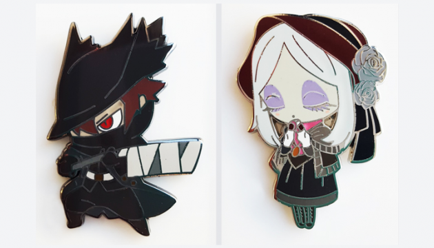 Bloodborne Enamel Pins by ESC-Toy