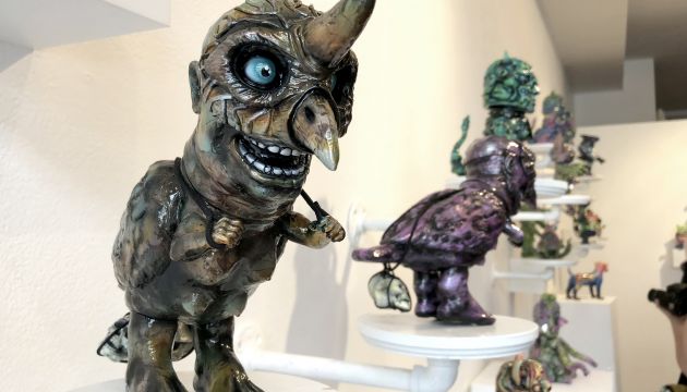 Clutter Gallery Presents: The Great Unknown!  Remjie, Seymour, & Wonder Goblin!