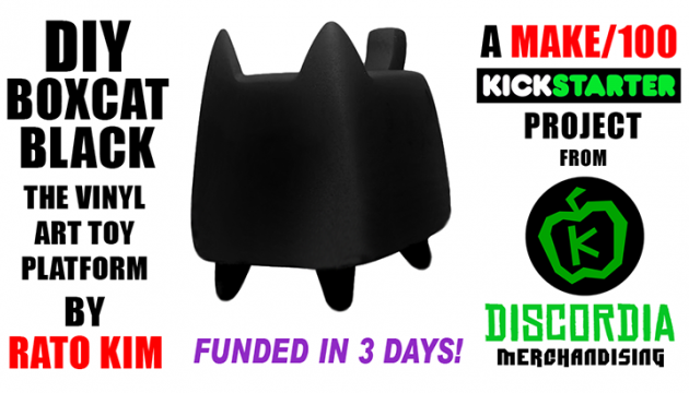 Rato Kim x Discordia Merchandising BOXCAT Black Kickstarter