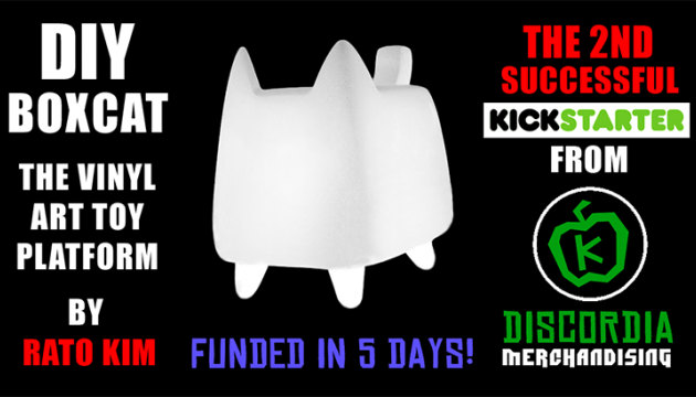 Rato Kim x Discordia Merchandising DIY BOXCAT Kickstarter