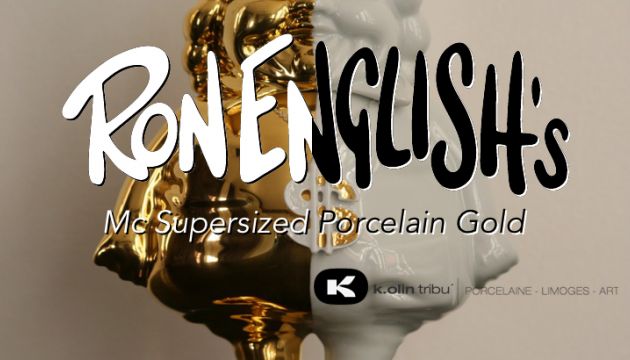 Ron English’s “MC Supersized Gold Porcelain” Release!