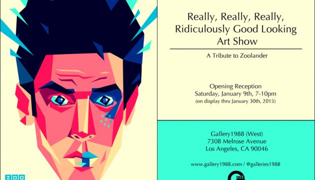 Zoolander Tribute Art Show at Gallery1988