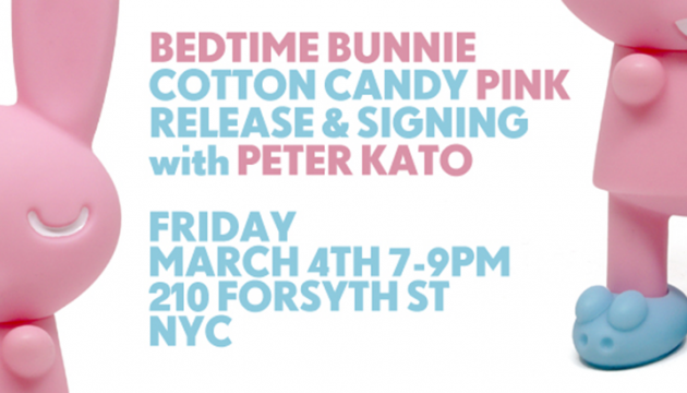 Bedtime Bunnie Cotton Candy Pink Release & Signing