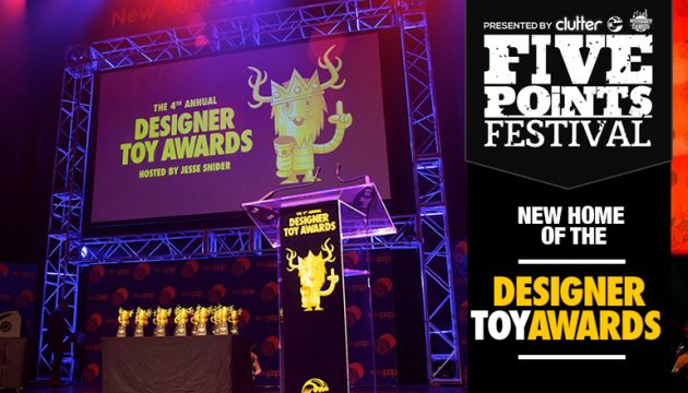 The Designer Toy Awards move to its new home – Five Points Festival!