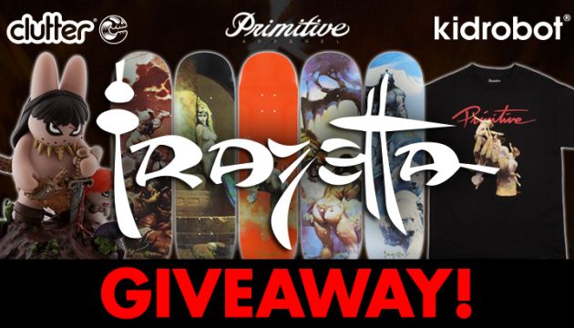 The Ultimate Frazetta Giveaway: Primitive x Kidrobot x Clutter!