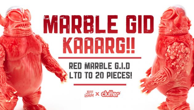 The Unpainted Red & GID MEAT Marbled Kaaarg!