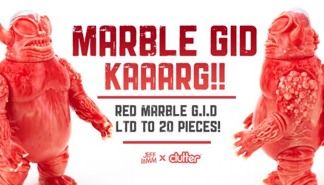 The Unpainted Red & GID MEAT Marbled Kaaarg!