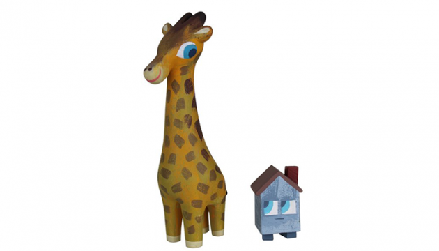 Amanda Visell & Michelle Valigura Giraffe and House Set