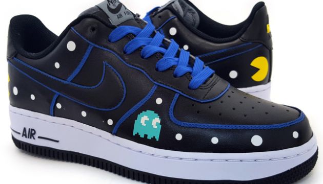 Custom Pac-Man Nike Air Force 1 Low Sneakers by Sekure D