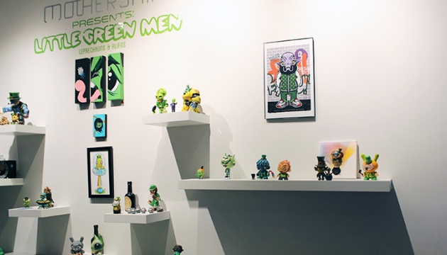 Little Green Men at Mothership Gallery Roundup