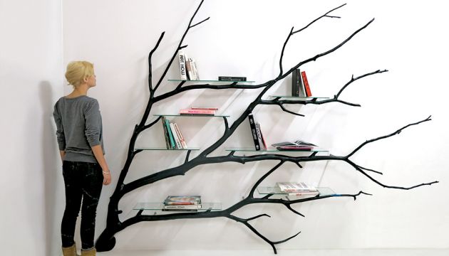 Tree Shelves by Sebastian Errazuriz