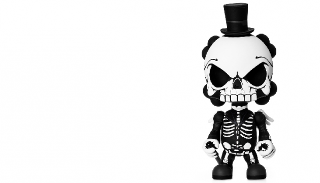 SpectreHead Huck Gee Skullhead Blank Custom Toy by JPK