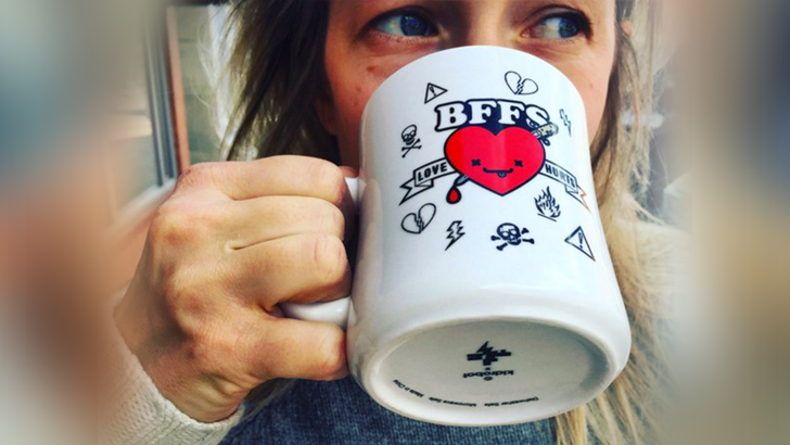 Kidrobot BFF mug Travis Cain BFF mug