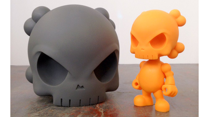 Huck Gee Platform Toy Huck Gee Skullhead Resin