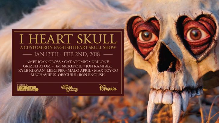 Clutter Gallery Presents: I Heart Skull! Clutter Gallery Presents: I Heart Skull!
