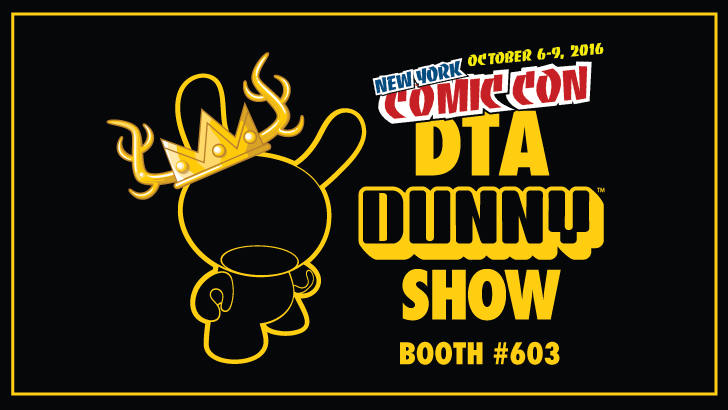 Clutter and Kidrobot announce the NYCC DTA DUNNY Show!