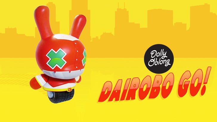 Dolly Oblong's "Dairobo Go!" custom 20" Dunny!