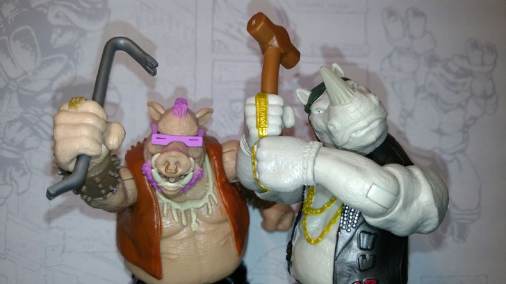 Playmates Bebop & Rocksteady