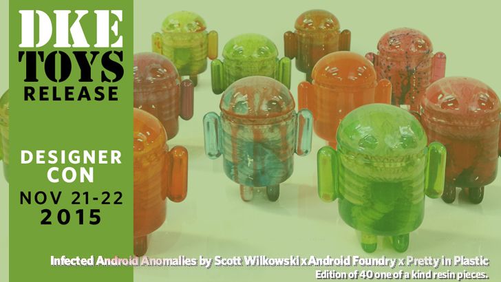 Scott Wilkowski’s “Infected Android Anamolies” for DCon!