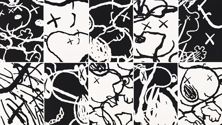 KAWS Man's Best Friend Prints KAWS Snoopy prints