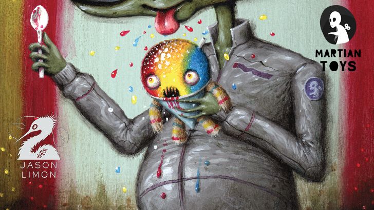 Jason Limon's Prints on Wood release from Martian Toys at DCon! Jason Limon's Prints on Wood release from Martian Toys at DCon!