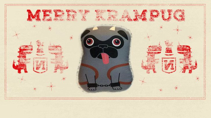 Nerfect Artistic Novelties’s “Krampug” plush for DCon! Nerfect Artistic Novelties’s “Krampug” plush for DCon!