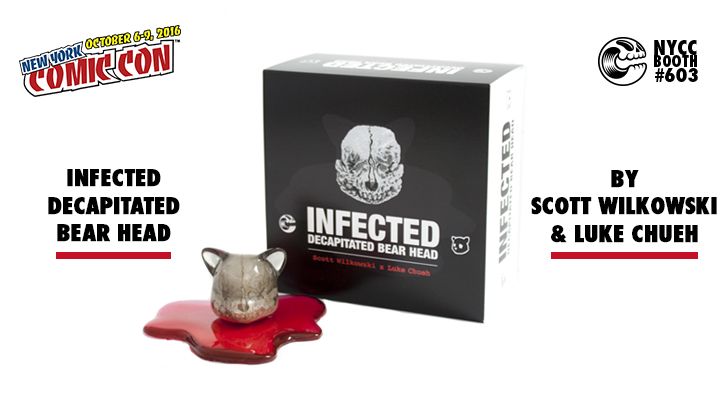 NYCC 16 PREMIER: INFECTED DECAPITATED BEAR HEAD NYCC 16 PREMIER: INFECTED DECAPITATED BEAR HEAD