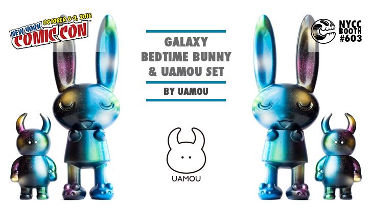 NYCC 16 EXCLUSIVE: Galaxy Bedtime Bunny & Uamou Set