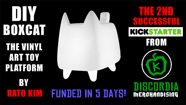 Rato Kim x Discordia Merchandising DIY BOXCAT Kickstarter