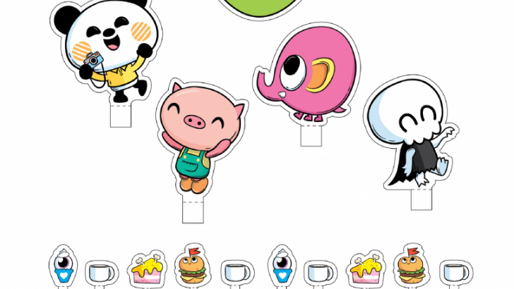 TADO, tokidoki, Jon Burgerman papercraft TADO, tokidoki, Jon Burgerman papercraft