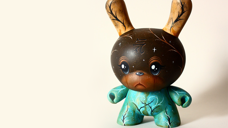 Squink Custom Dunny Squink Spirit of the Forest