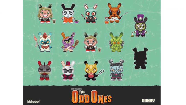 Scott Tolleson Dunny Series The Odd Ones Dunny Series