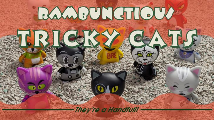Kidrobot's Tricky Cats series available now!