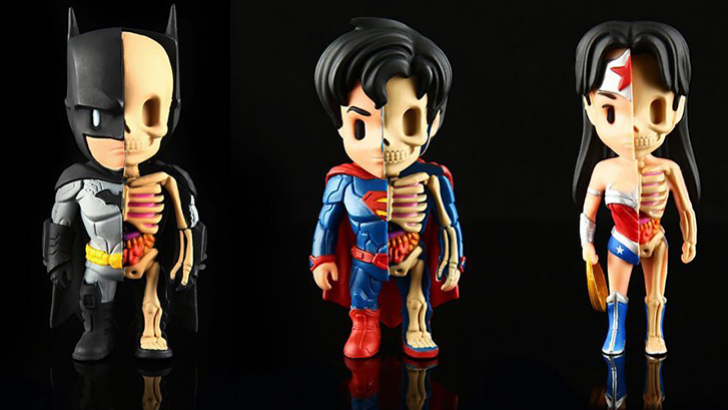 Jason Freeny Superman, Batman, Wonder Woman Dissected XXRAY Superman, Batman, Wonder Woman