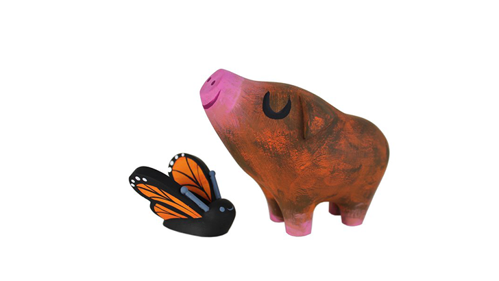 Amanda Visell & Michelle Valigura Pig and Butterfly Amanda Visell & Michelle Valigura Pig and Butterfly