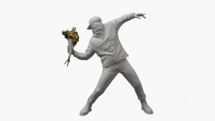 Banksy Medicom Flower Thrower Vinyl Toy Medicom