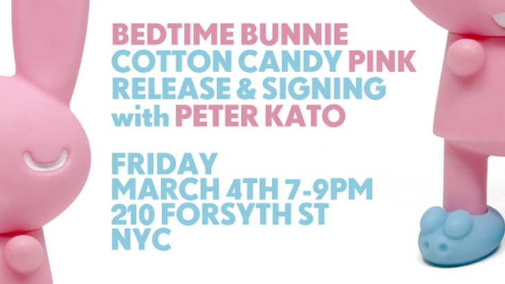 Bedtime Bunnie Cotton Candy Pink Release & Signing