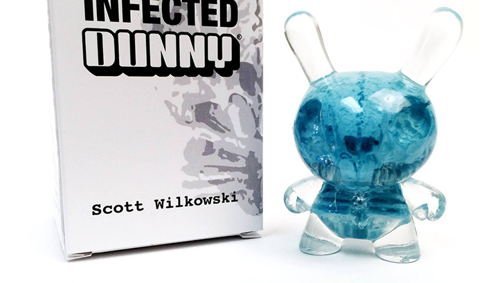 Cryogenic Blue Infected Dunny Drops Tomorrow at Kidrobot