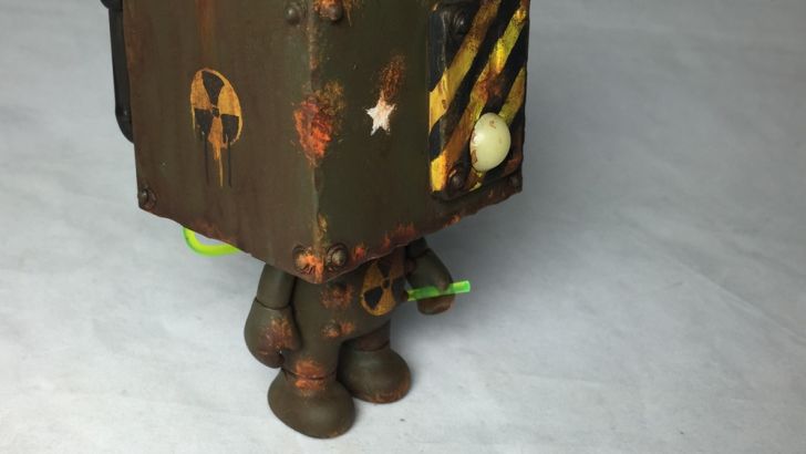 Radioactive Tofu Custom Designer Toy by DrilOne x Slobot Radioactive Tofu Custom Designer Toy by DrilOne x Slobot