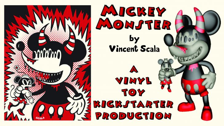 Mickey Monster by Vincent Scala, Kickstarter!