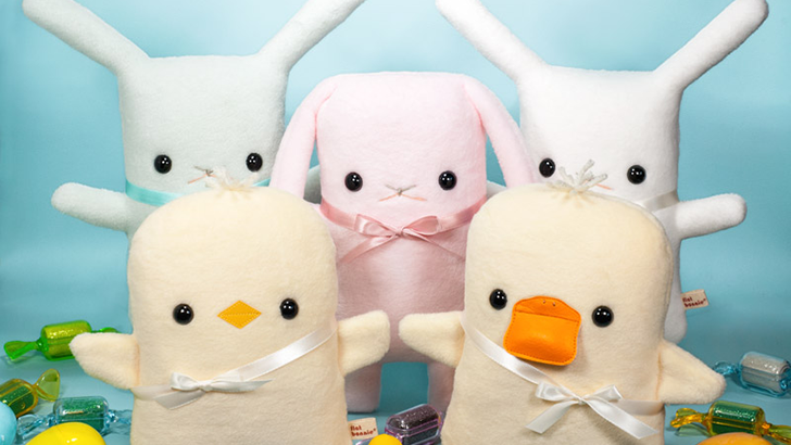Flat Bonnie Easter Plushes Flat Bonnie Easter Plushes