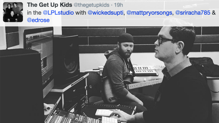 Get Up Kids Recording New Album New Get Up Kids Album