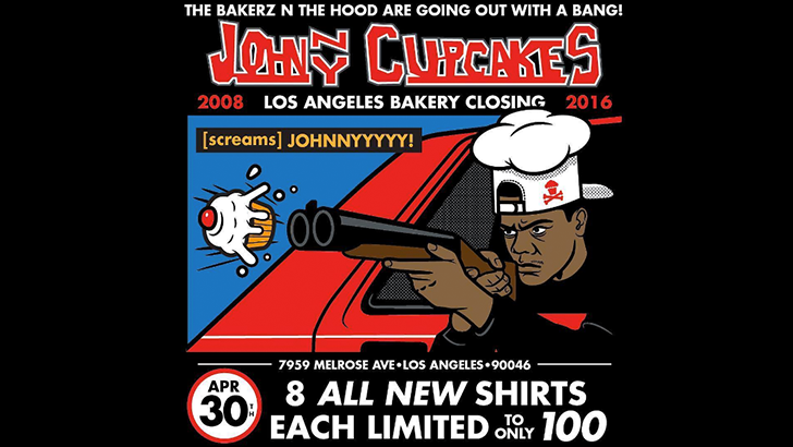 Johnny Cupcakes LA Closing