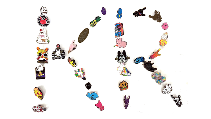 Kidrobot Pinning & Winning Enamel Pin Series