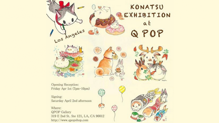 Konatsu Exhibition at Q Pop Konatsu Art Show at Q Pop