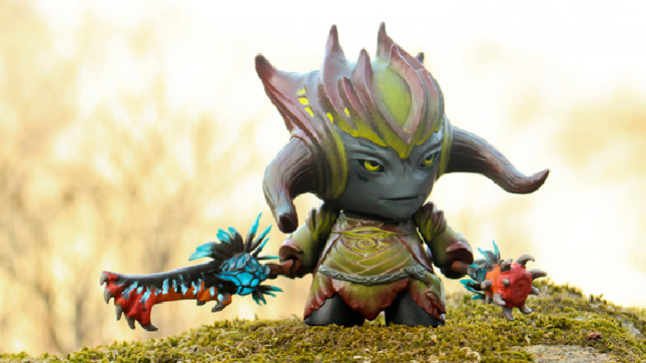 Warden of the Grove Custom Munny by Fiona Ng Warden of the Grove Custom Munny by Fiona Ng